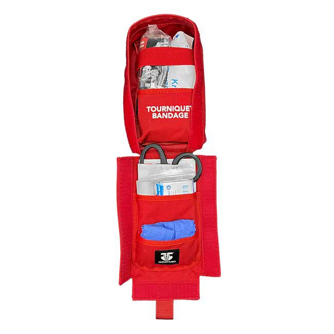 Personal Bleeding Control Kit with Soft Carry Case - Open.