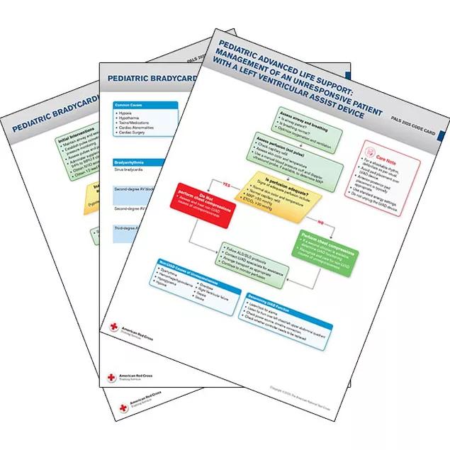Advanced Life Support Code Pediatric Advanced Life Support Code Card Set | Red Cross Store