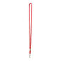 One Nylon Rope Lanyard, for Whistle, Red.