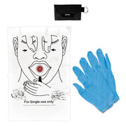 CPR Keychain with Face Shield & Gloves