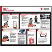 CPR & Conscious Choking First Aid Poster Set