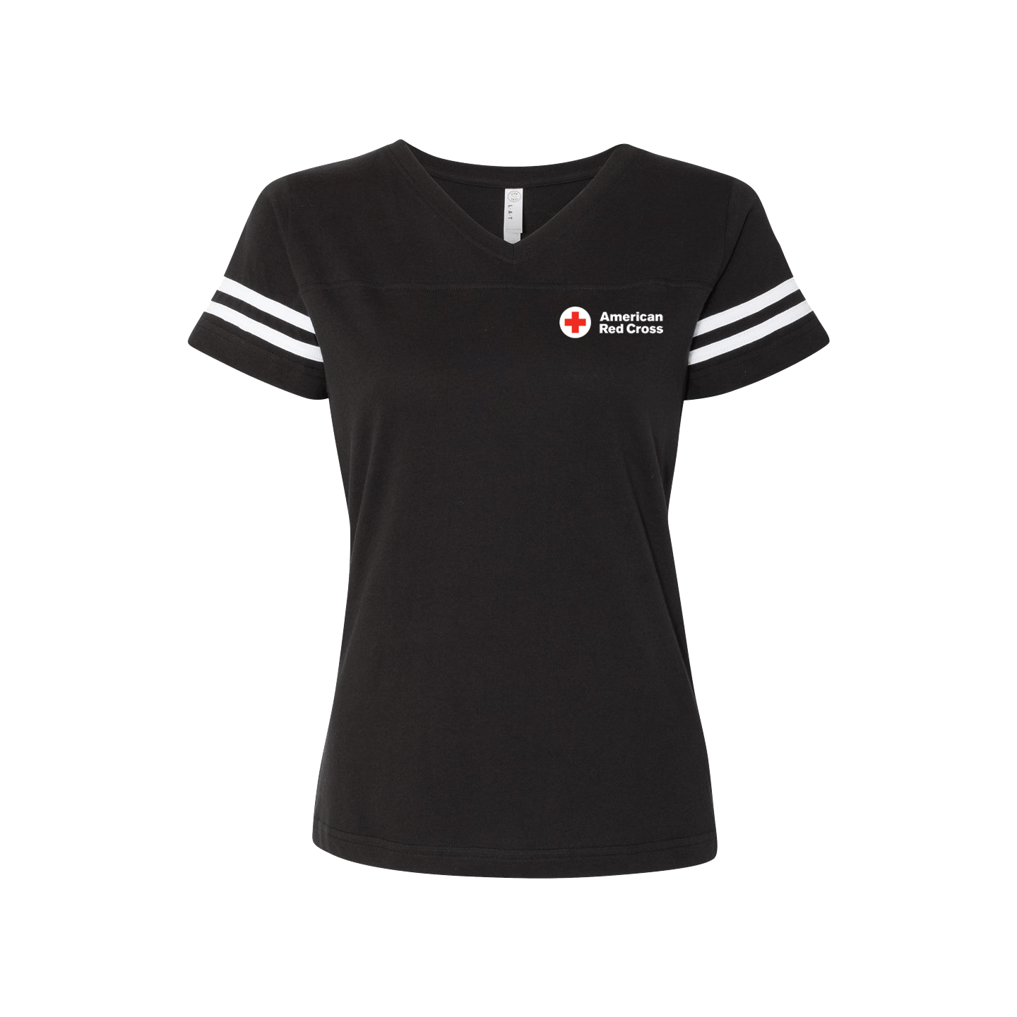 Women's V-Neck Football Jersey T-Shirt 