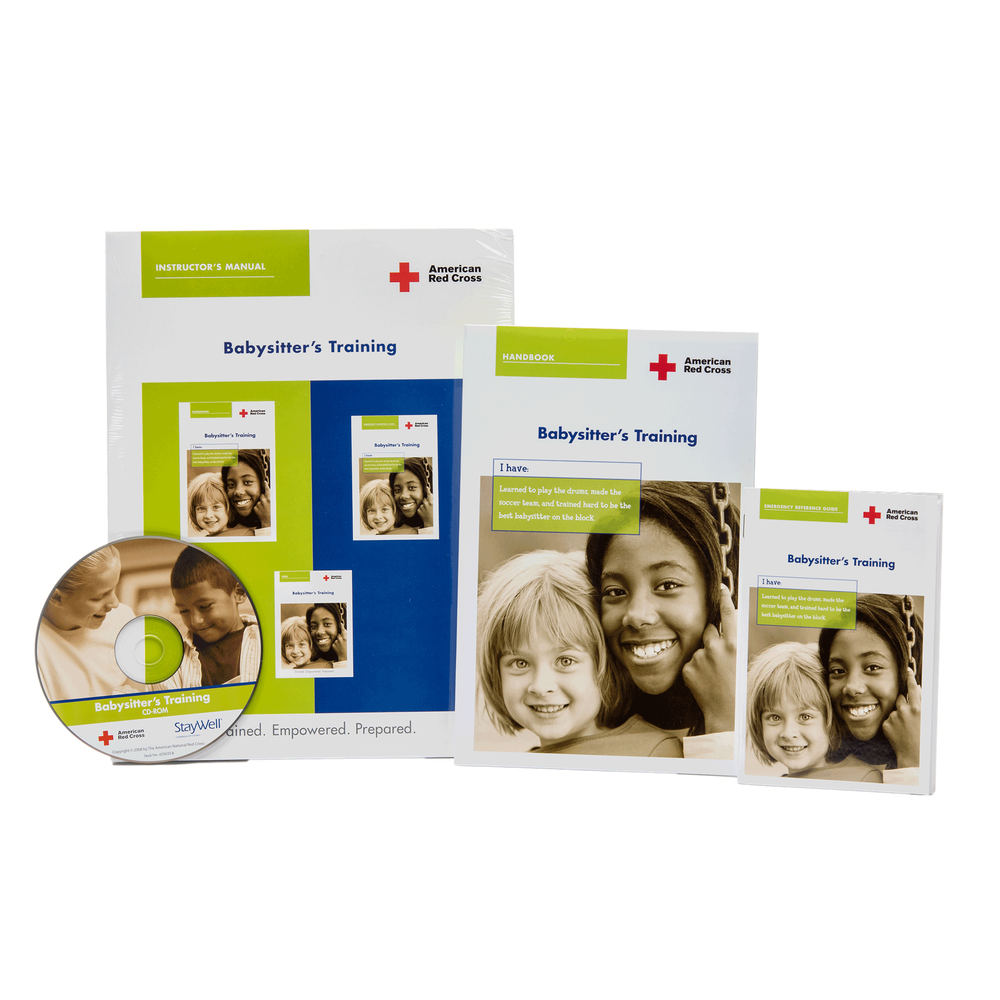 Babysitter Training Instructor's Kit Red Cross Store
