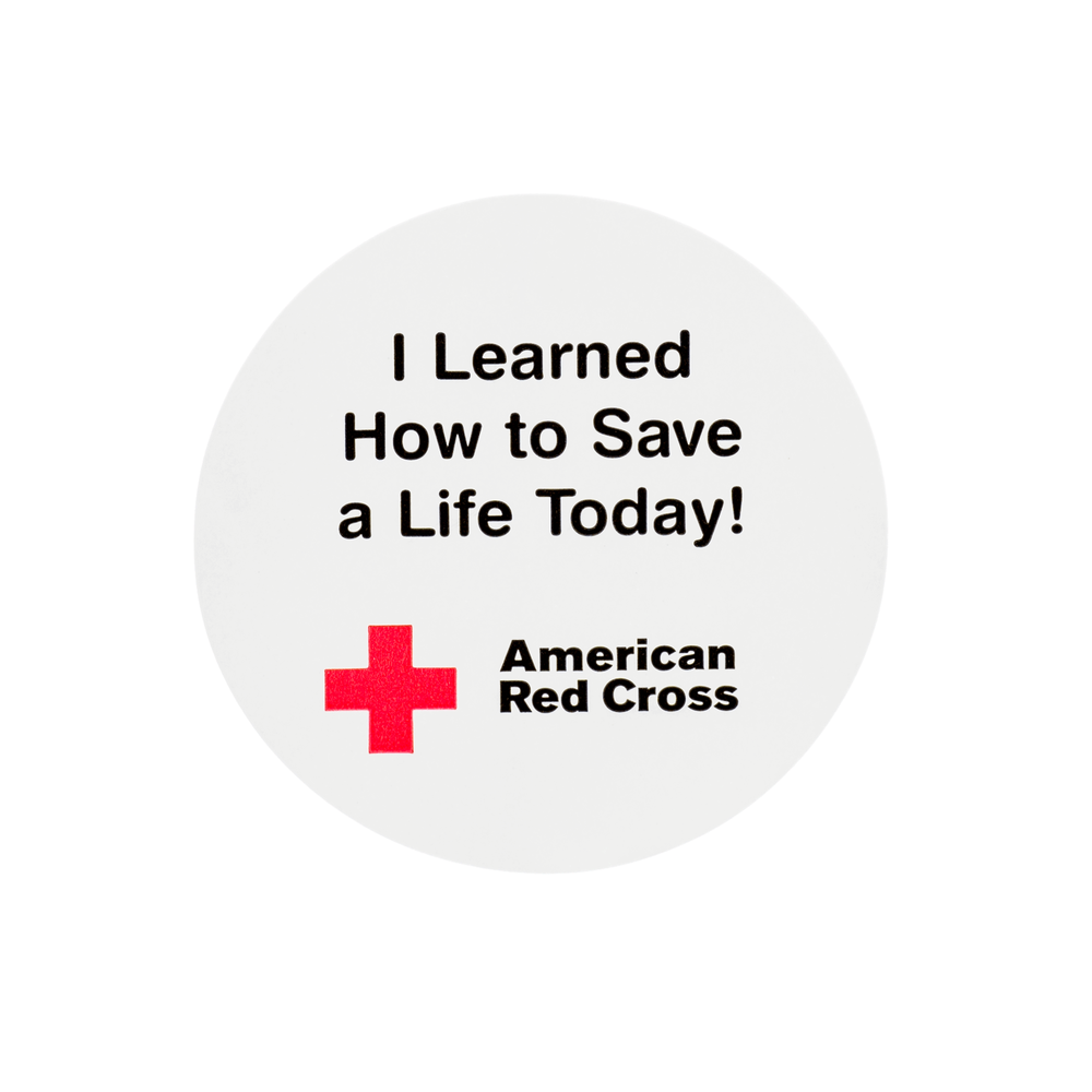 Cpr Course Completion Stickers Red Cross Store