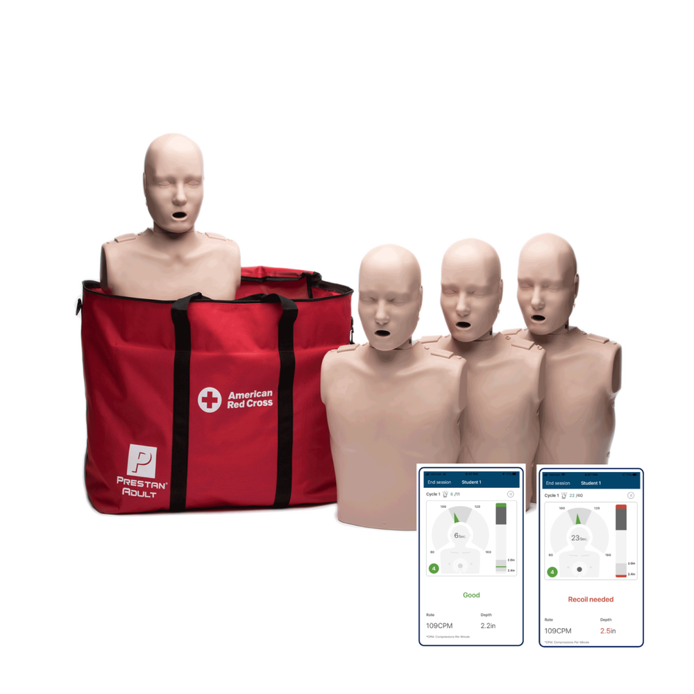 Prestan Professional Adult CPR Manikin Set (4 Pack) Red Cross Store