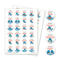 Longfellow's WHALE Tales Swimming Stickers