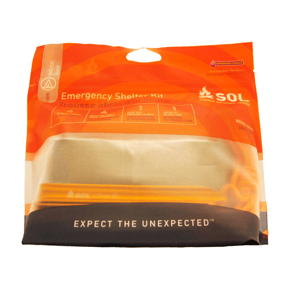 Survive Outdoors Longer (SOL) Emergency Shelter Kit Red Cross Store