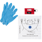 CPR Keychain, Face Shield with 1-Way Valve, 1 Pair Latex Free Nitrile Gloves