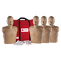 Adult Jaw Thrust Diverse Skin-Tone Manikins with CPR Monitors (4-Pack)