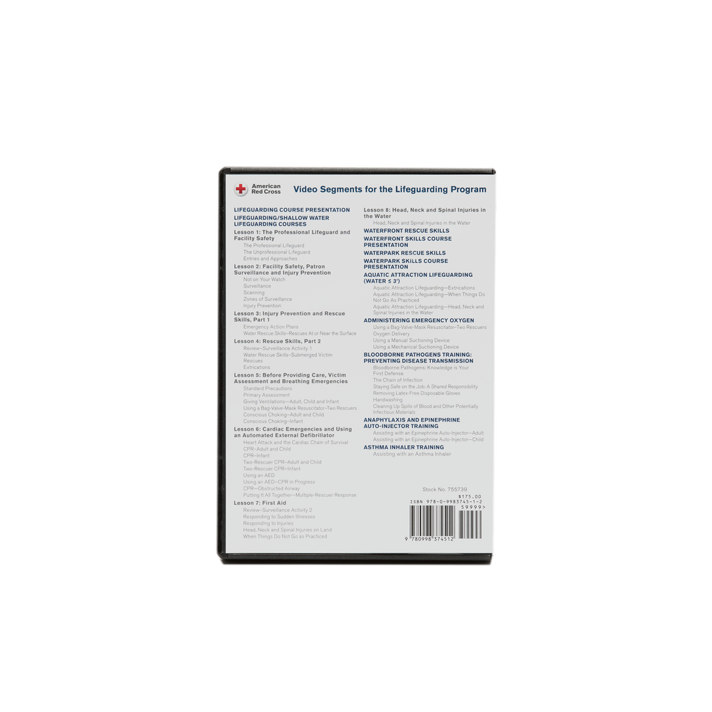 Lifeguarding Dvd Set Red Cross Store Lifeguarding Dvd Set Red Cross Store