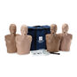 Prestan Diverse Skin-Tone Adult CPR Manikins with Monitors - 4 pack