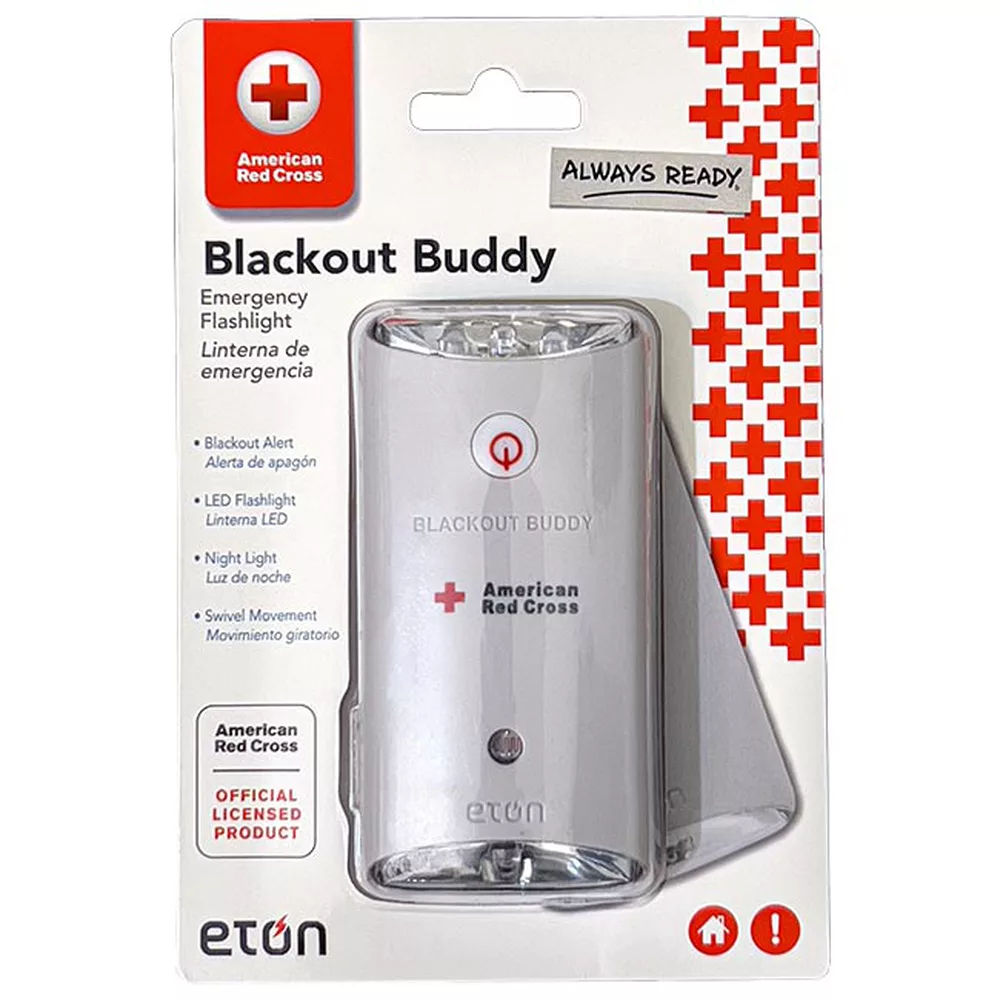 blacout buddy rechargable red cross flashlight 2 pack Eton American Emergency LED Motion Sensor and ensuring users feel confident in their purchase American Red Cross Blackout Buddy