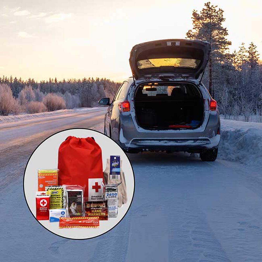 Automobile Survival Kit with Winter Supplies | Red Cross Store