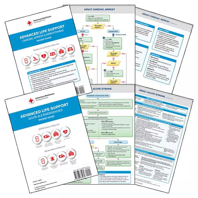 Als Container Guide Cardiac Arrest & Arrhythmias + Acute ALS Emergencies Guides | Red Cross ...