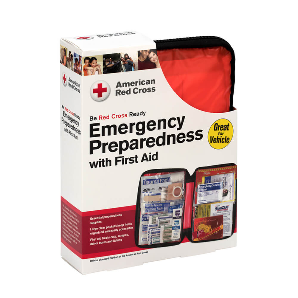 American Red Cross Emergency Preparedness/first Aid Auto Kit with Soft Case