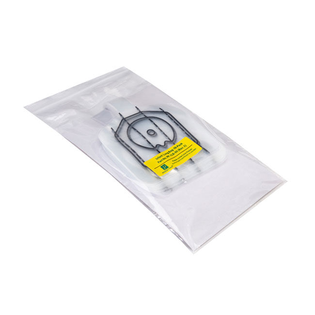 Package containing the 50-pack of Infant Lung Bags.