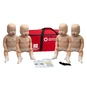 Prestan Infant CPR Manikin with CPR Monitors - (4 Pack), Tan Skin.