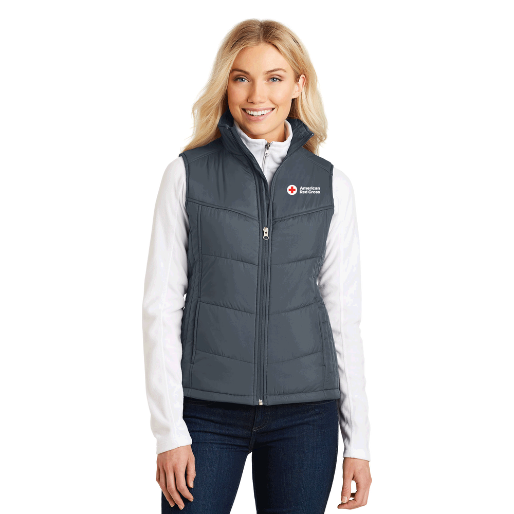 Women's Puffer Vest Red Cross Store