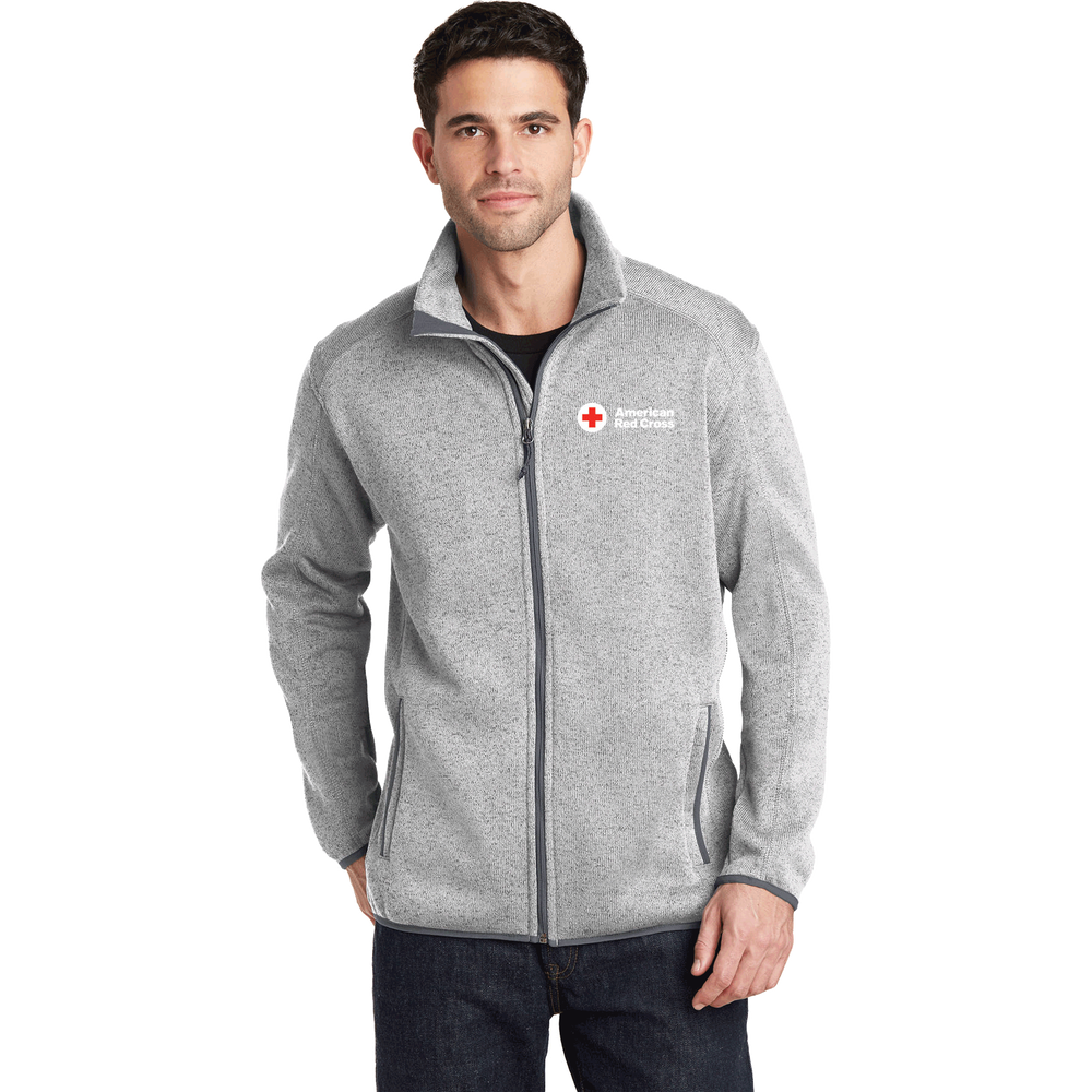 Men's Sweater Fleece Jacket | Red Cross Store