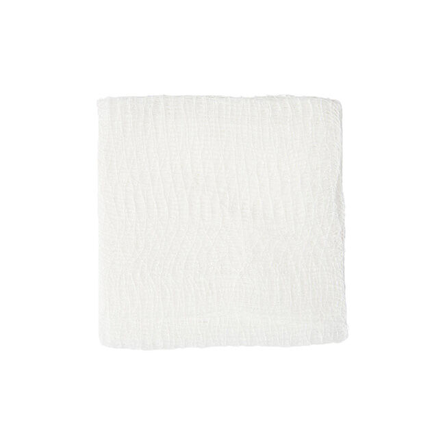 One 3-inch x 3-inch Woven Gauze Pad.