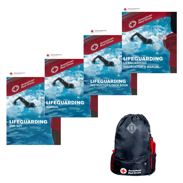 Deluxe Lifeguarding Instructor Set - DVD, Manual, Deck Book, Backpack