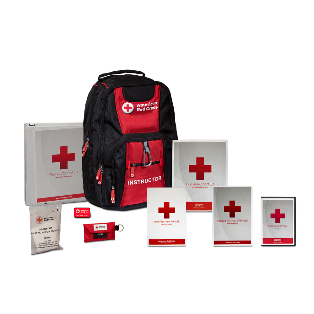 First Aid/CPR/AED Deluxe Instructors Kit with Backpack