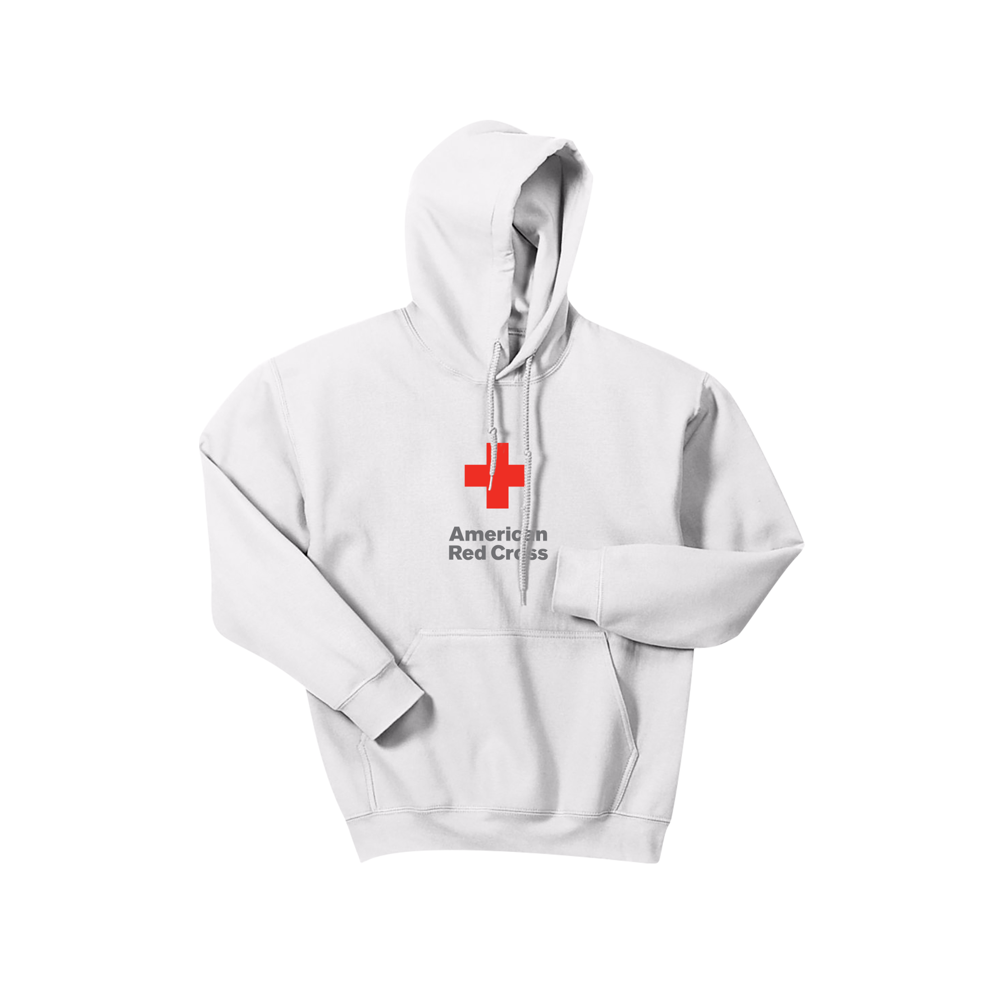 Unisex Pullover Hoodie With Arc Logo Red Cross Store