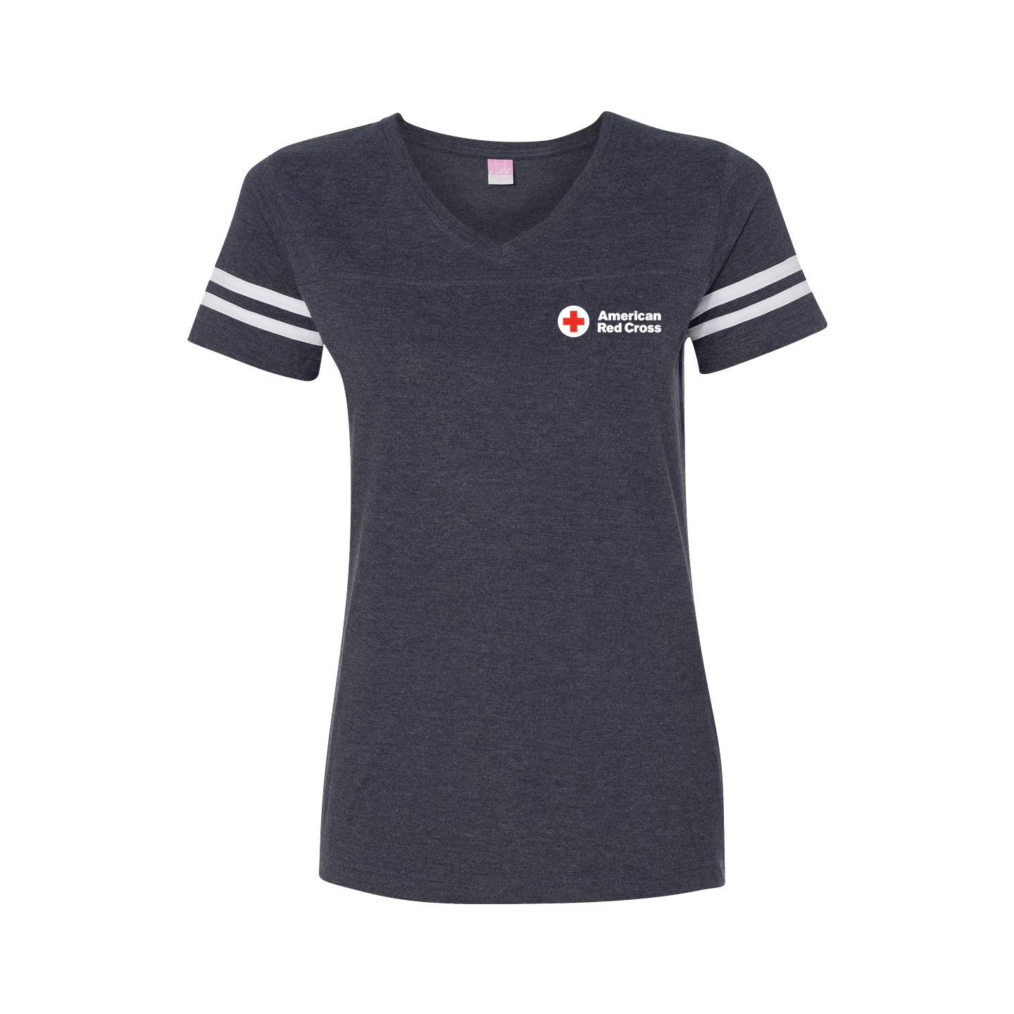 Women's V-Neck Football Jersey T-Shirt 