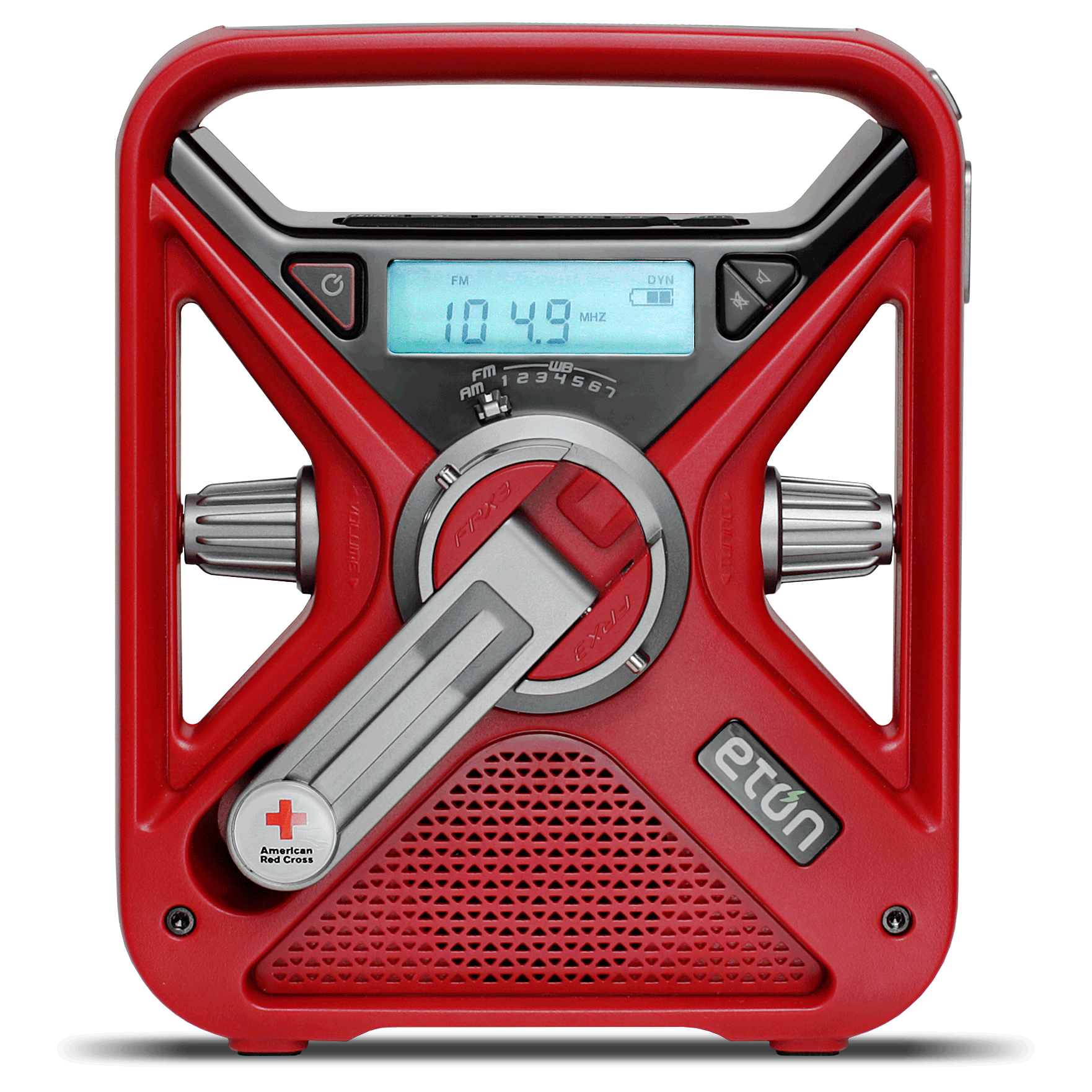 Emergency Hand Crank Weather Alert Radio (NOAA/AM/FM).