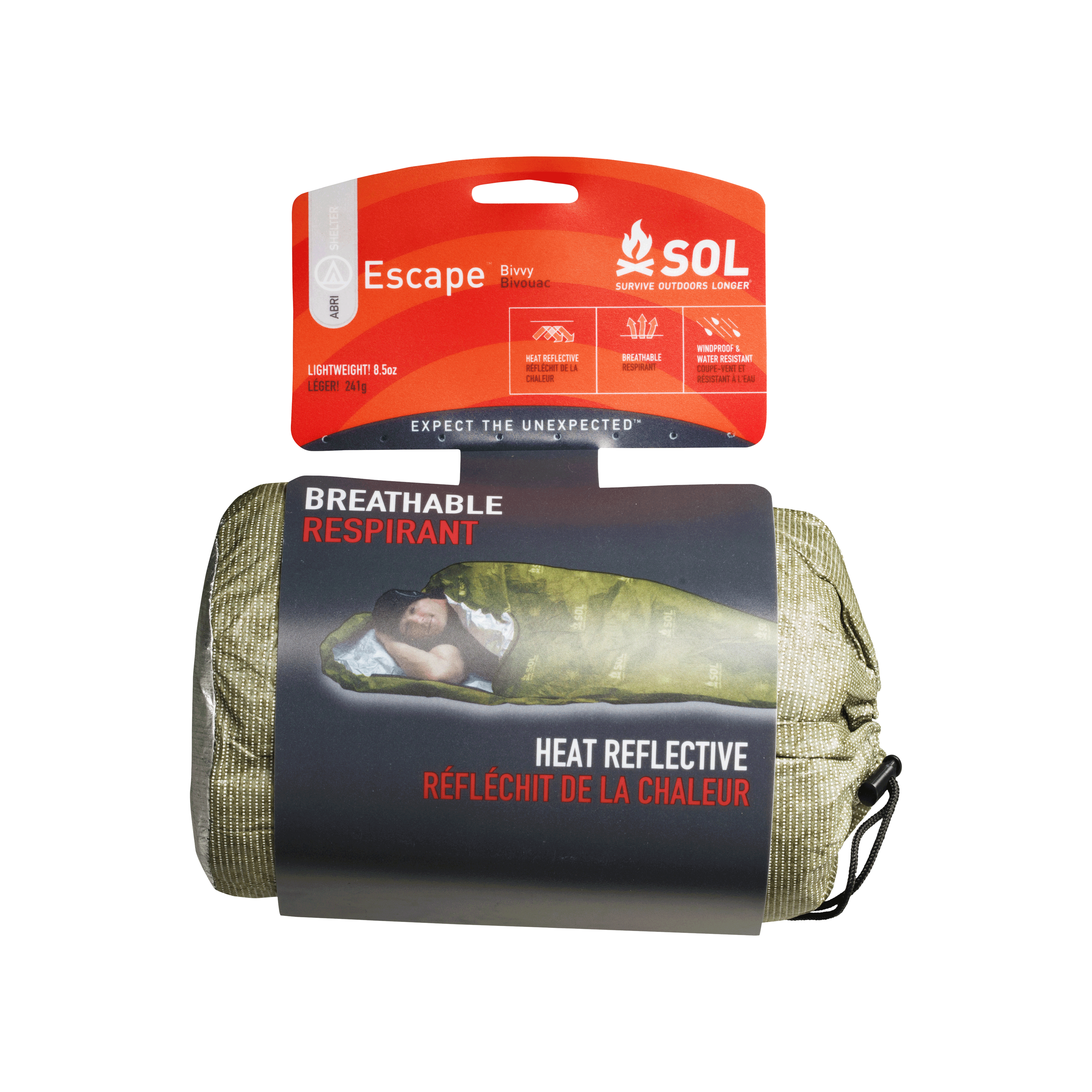 SOL Bivvy Sleeping Bag (Green) Red Cross Store