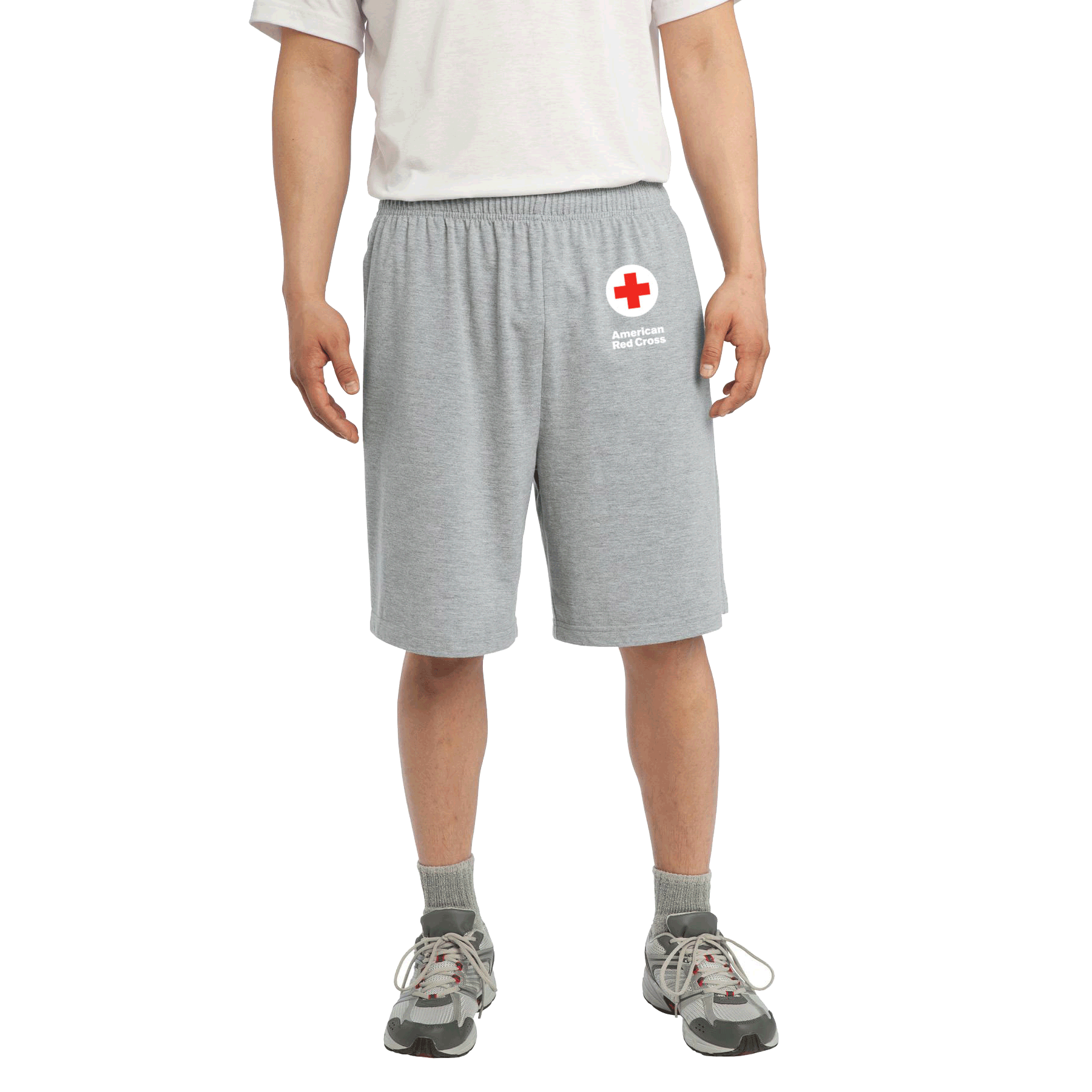 mens jersey knit shorts