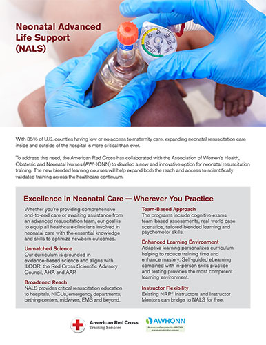 Neonatal Advanced Life Support (NALS) brochure