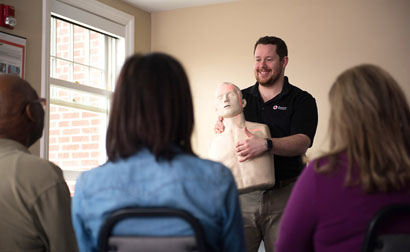 Taking a CPR Class